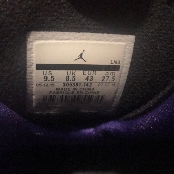 JORDAN 8 THREE PEAT - Picture 8 of 8